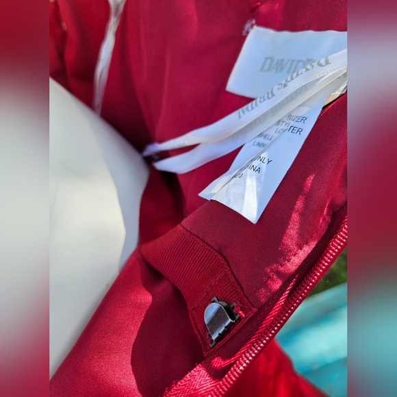 David's Bridal Apple Red Gown - Picture 10 of 14